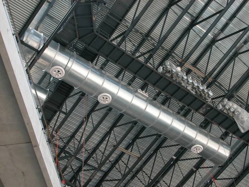 First ducts in place