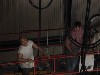Don H and Jeff Quinn man the lift